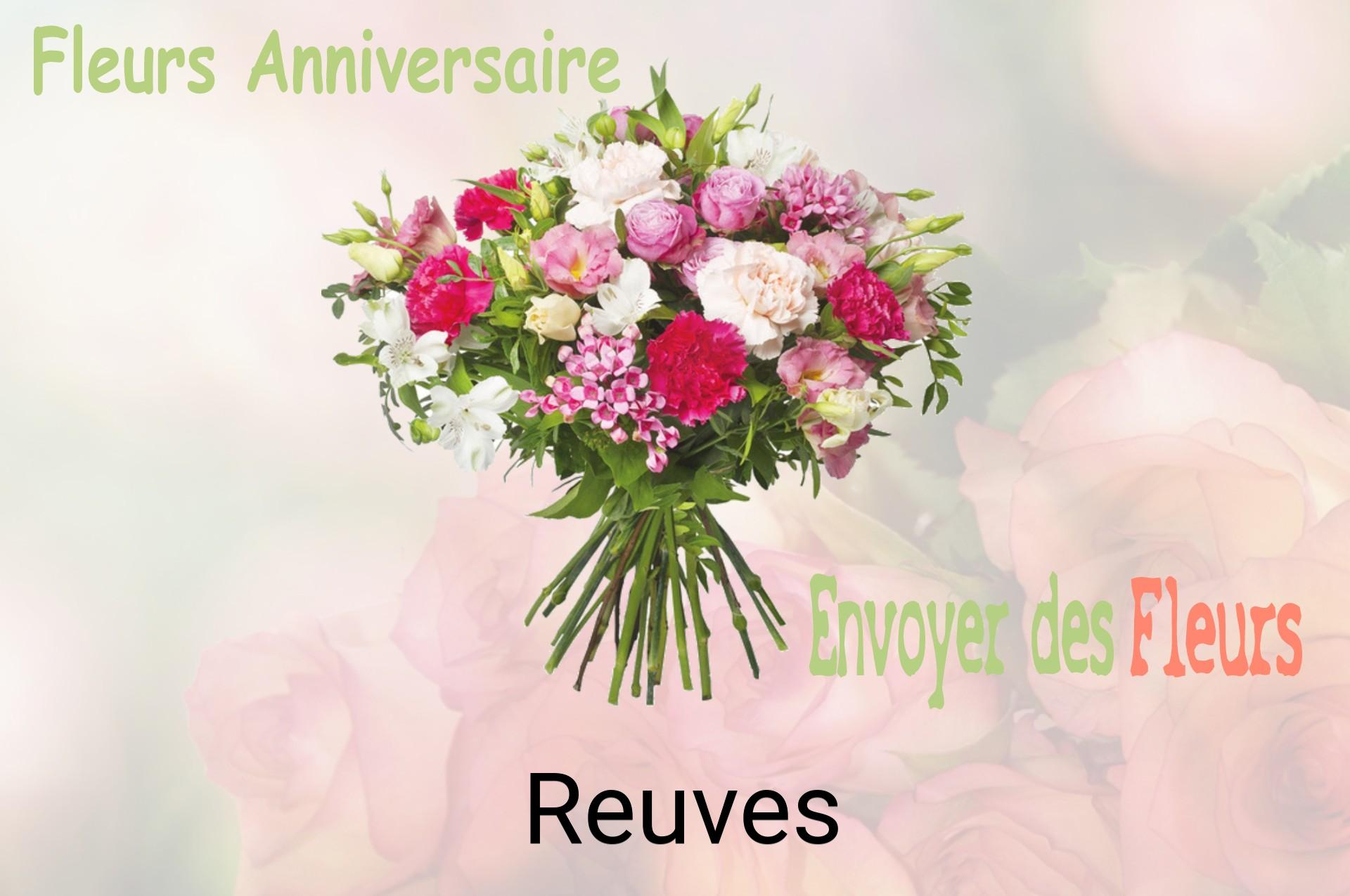 Bouquet de fleurs d’anniversaire livré à Reuves